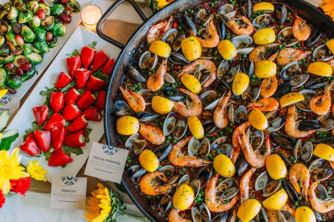 Paella and tapas catering